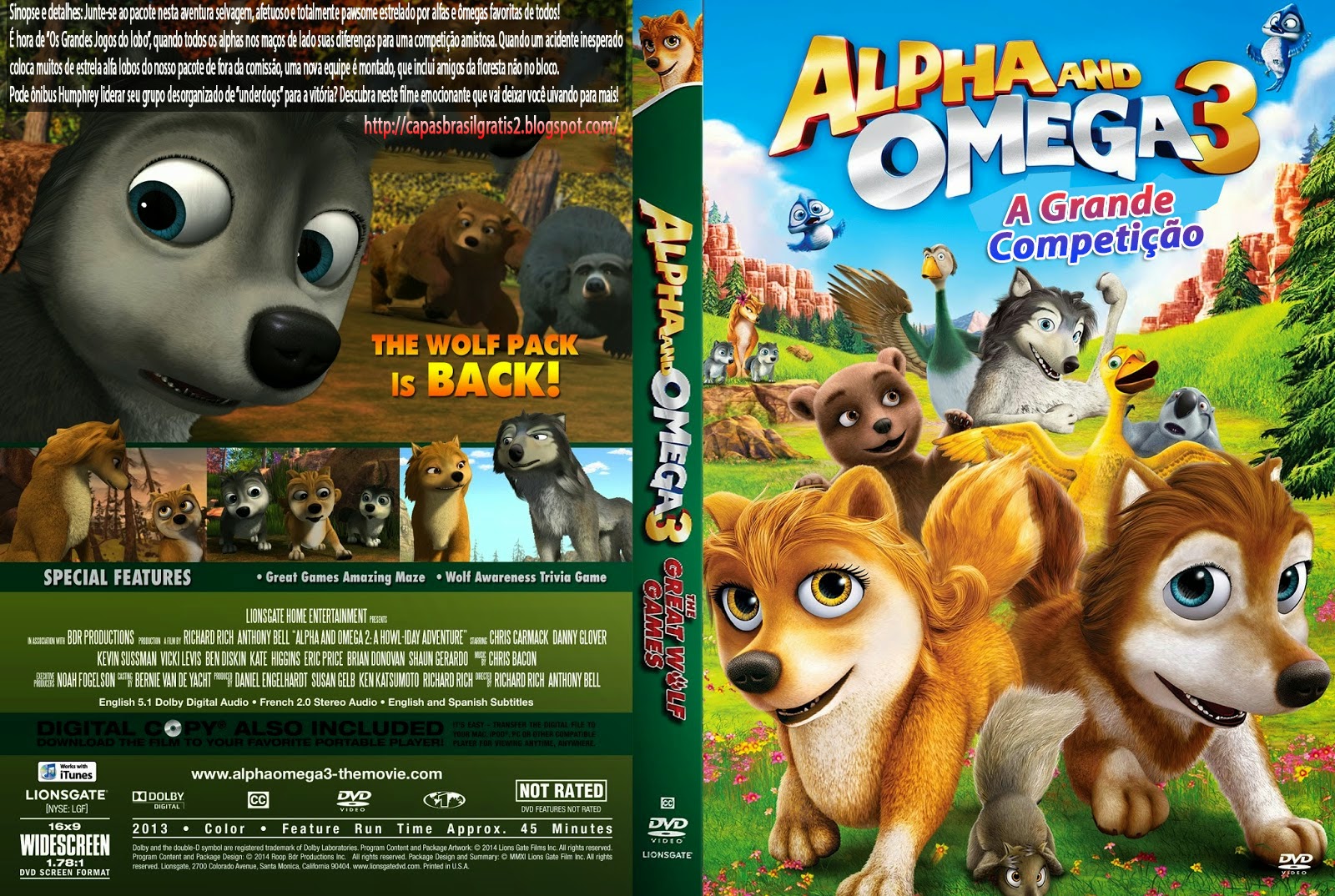 Watch Alpha And Omega 3 The Great Wolf Games Online Free