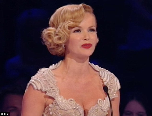 But tonight Amanda Holden went back to the 1940s for inspiration as she wore