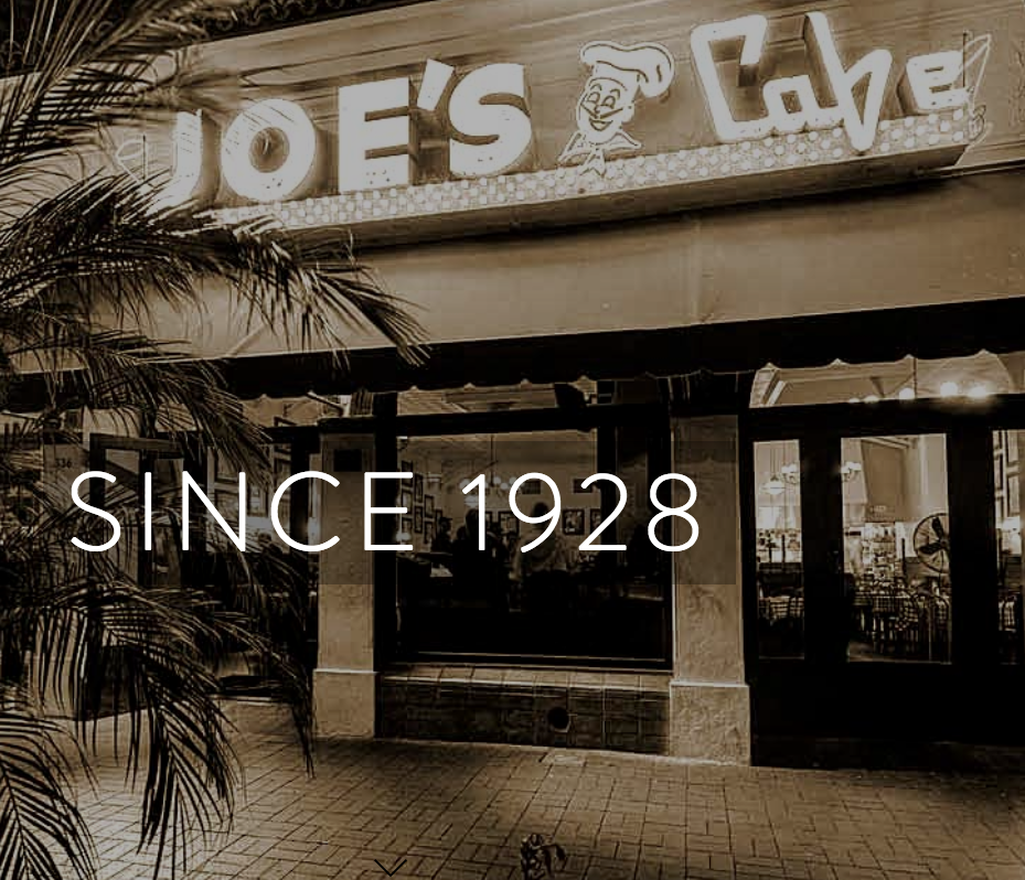 History Adventuring Joe's Cafe, Santa Barbara, California
