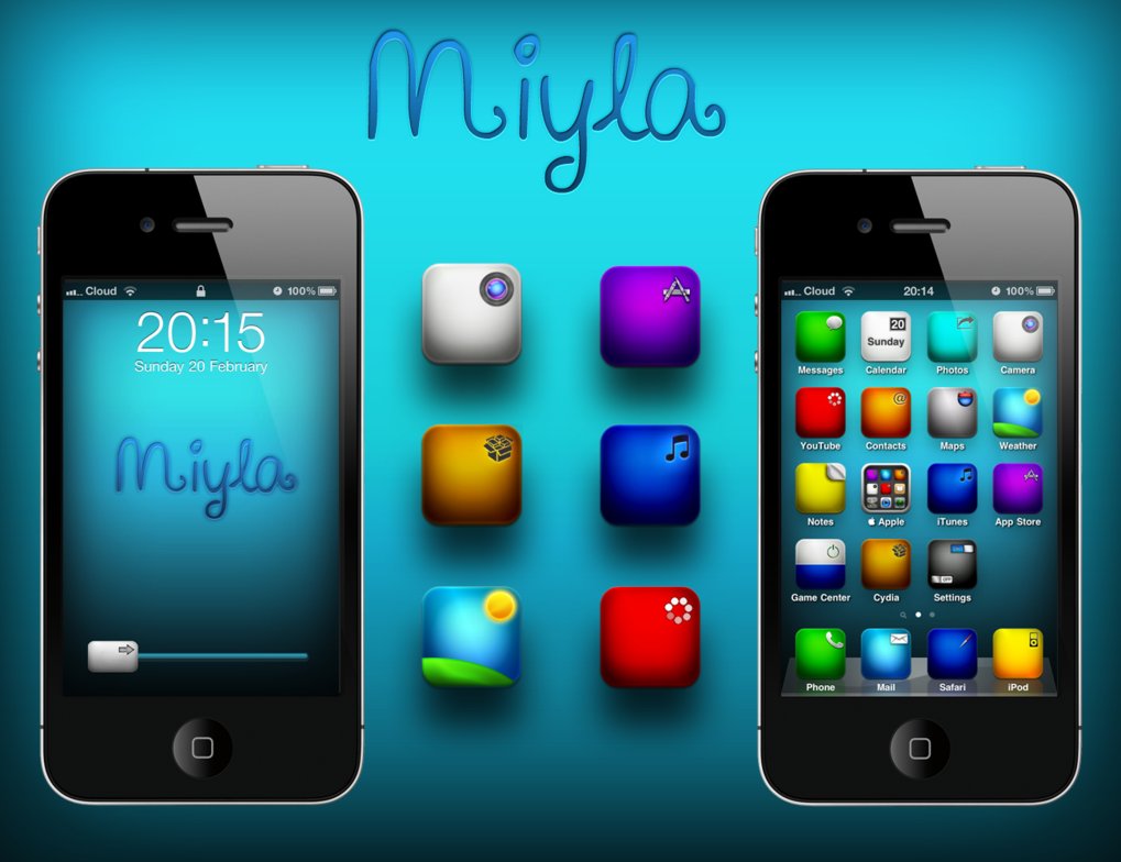 Hot Themes For Iphone 4 | miyla hd theme for iphone 4 Hot Themes For Iphone 4 | miyla hd theme for iphone 4