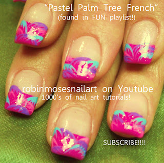 robin moses, robinmosesnailart, pastel palm trees, country patchwork nails, patchwork nails, palm tree nails, robin moses, robin moses nail art, turquoise flowers, teal flowers, neon pink polish, neon palm trees, neon laquer, neon nail design, summer nail, fun nail, pretty nail, nail art gallery, nail pics, how to paint nails,