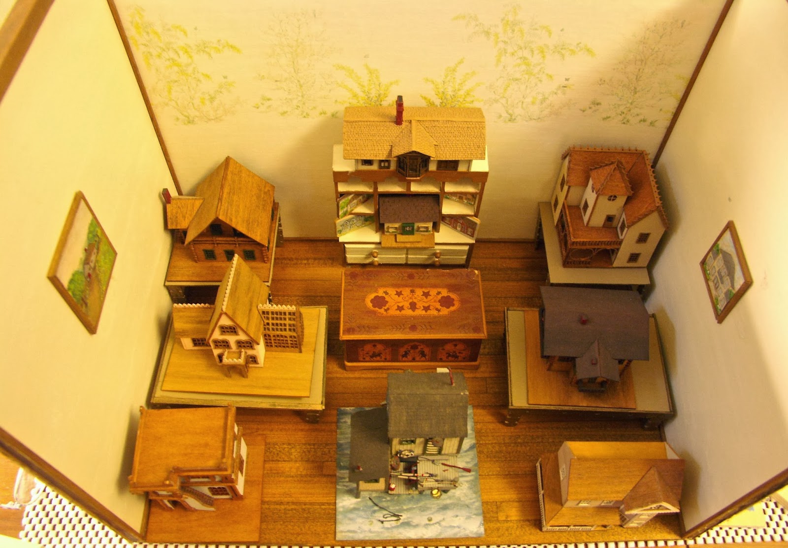 Happy Little Worlds Remoldeling a Gift Miniature Dollhouse Store the