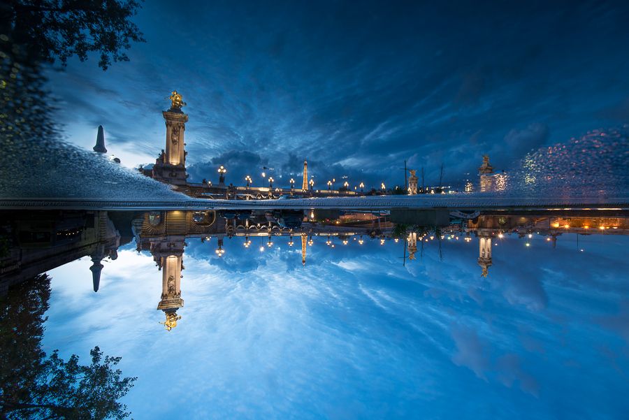 6. Blue hour at Paris - up and down by Eloy RICARDEZ