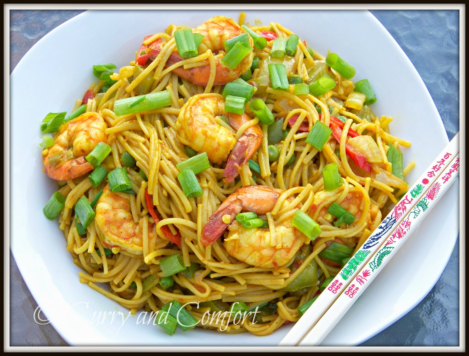 Kitchen Simmer Singapore Noodles with Shrimp