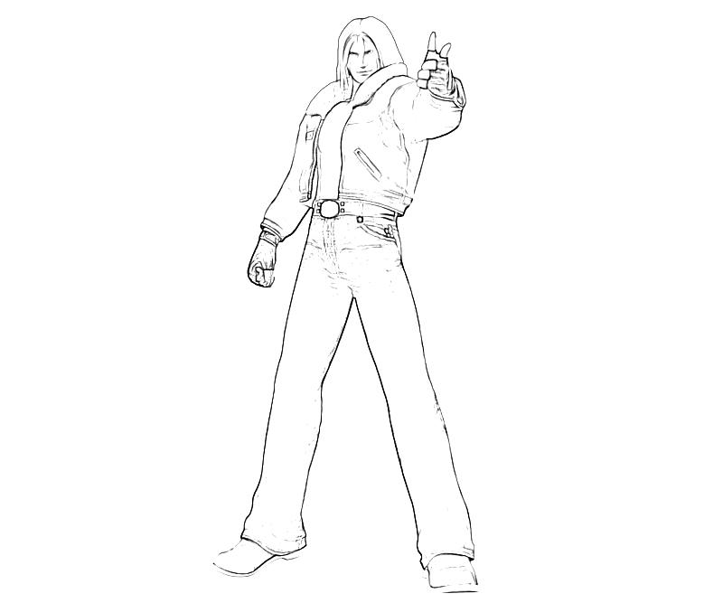 Printable King of Fighters Terry Bogard Call Coloring Pages printable-king-of-fighters-terry-bogard-call-coloring-pages