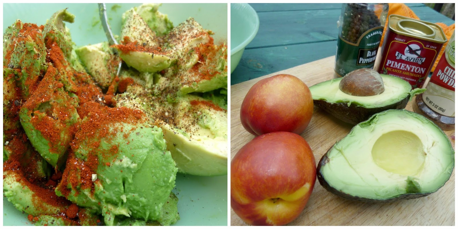 Smoked Paprika Guacamole with Caramelized Nectarines Diary of a Mad