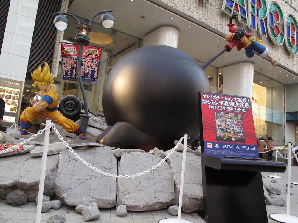 Things To Do In Los Angeles Dragon Ball & One Piece Statues Battle In Tokyo