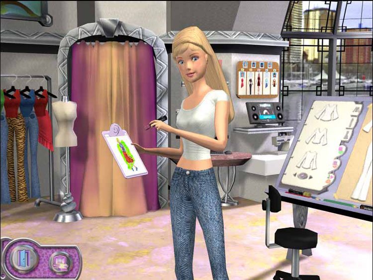 barbie games fashion show dress up