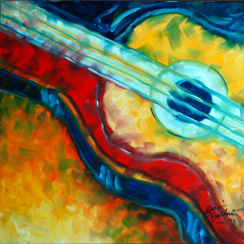 Abstract Music Painting