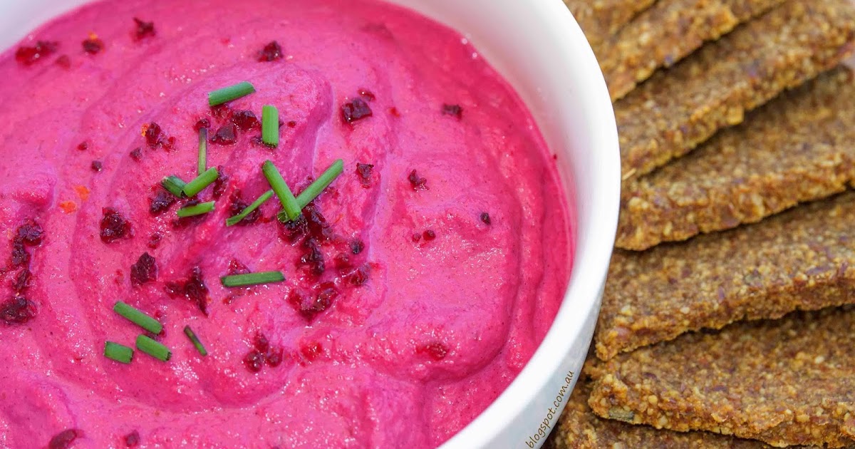 KARENLUVSLIFE Beetroot Pate/Dip a pretty raw vegan sharing dip