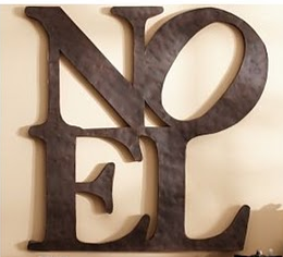 Large Wood Letters Noel Large Wood Letters Noel