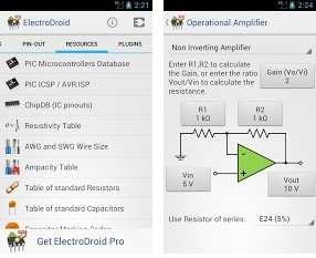 APPLICAZIONE ANDROID PER APPASSIONATI DI ELETTRONICA