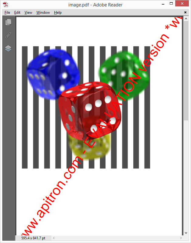 Pic. 1 Transparent image in PDF document Pic. 1 Transparent image in PDF document