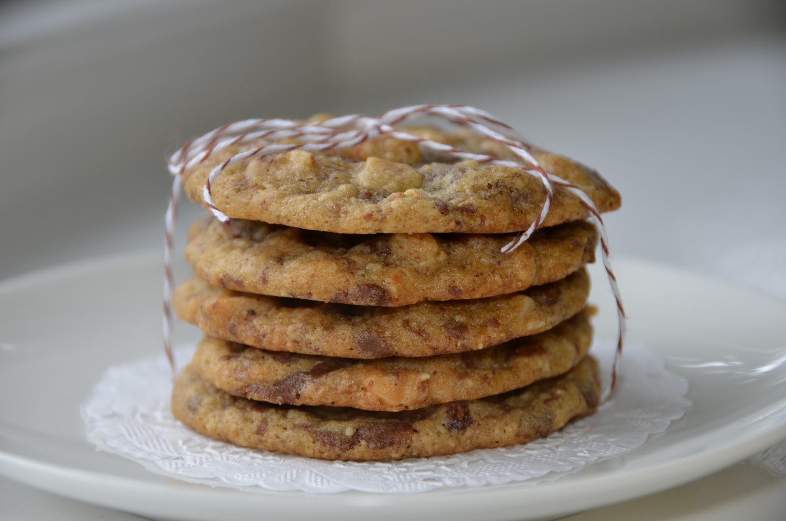 Playing with Flour Milk chocolate hazelnut cookies