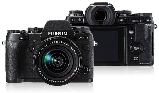 Fujifilm X-T1 mirrorless digital camera. Photo courtesy of Fujifilm.com