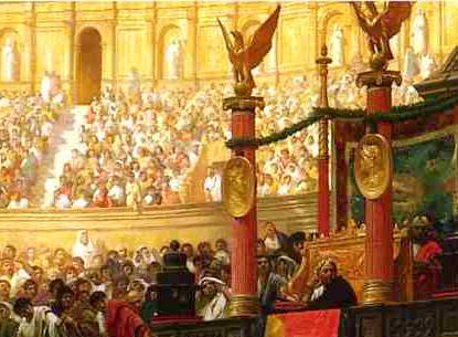 El público se enfervorecía con los combates de gladiadores El público se enfervorecía con los combates de gladiadores