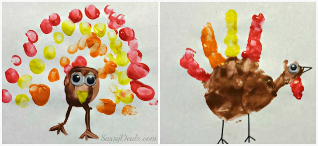 fingerprint turkey fingerprint and handprint turkey craft