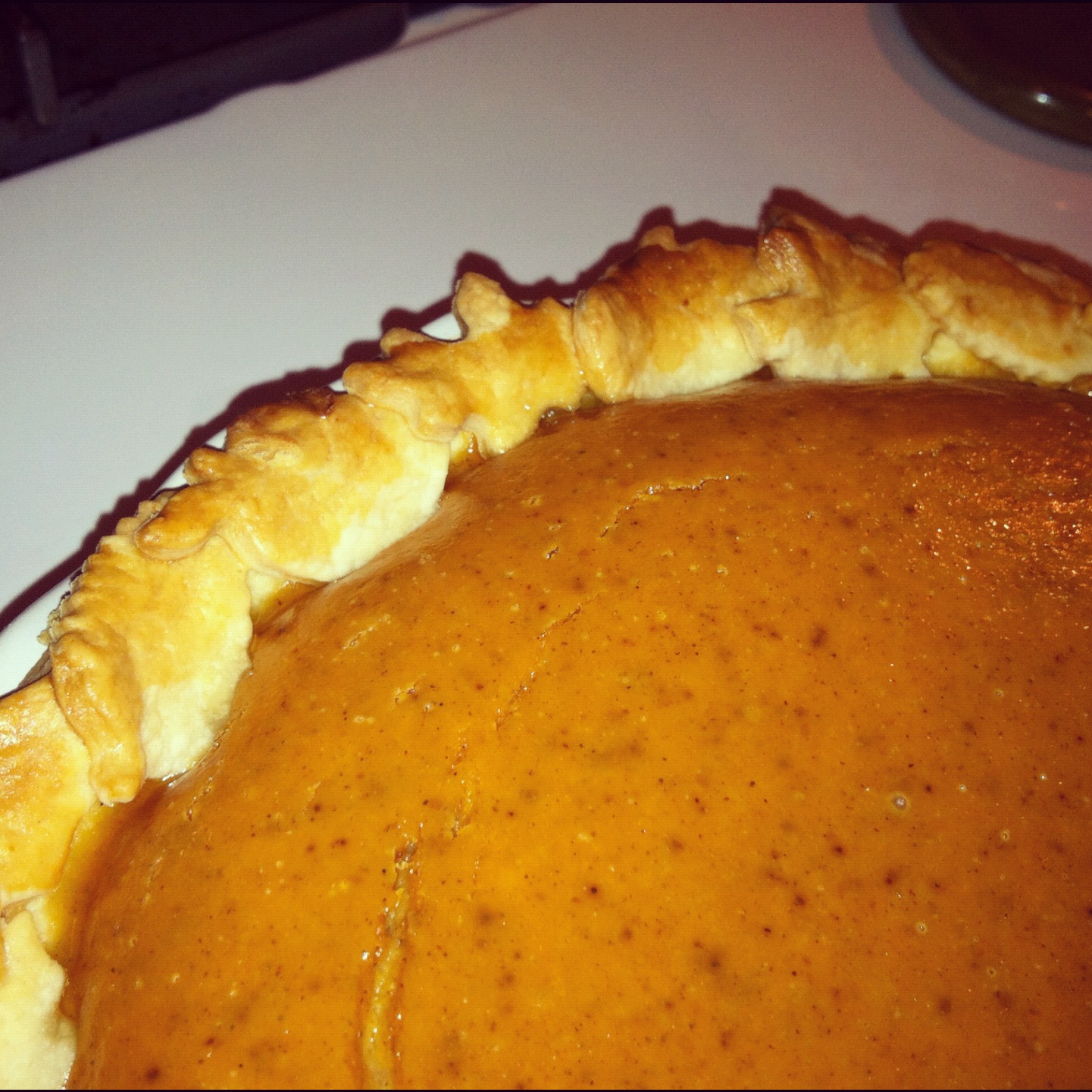 A Squared And Finally... Traditional Pumpkin Pie & Whipped Cream