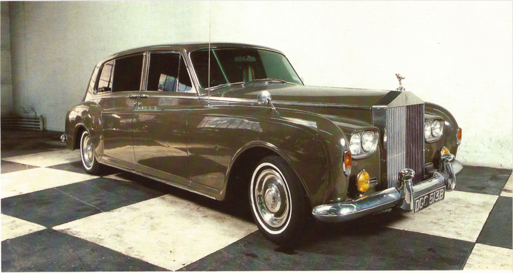 60x50 John Lennon's White RollsRoyce . . . And Its Phantom Double