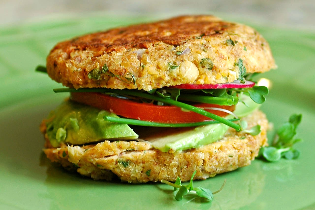 Savoring Time in the Kitchen Garbanzo Burgers