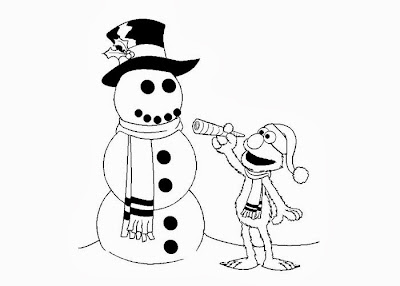 Elmo Coloring Pages Christmas – Colorings.net