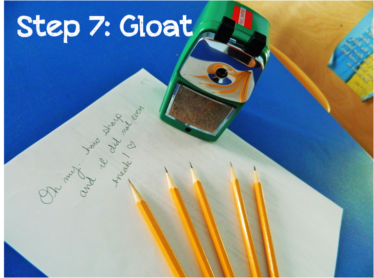 The 9 Verbs of Pencil Sharpening