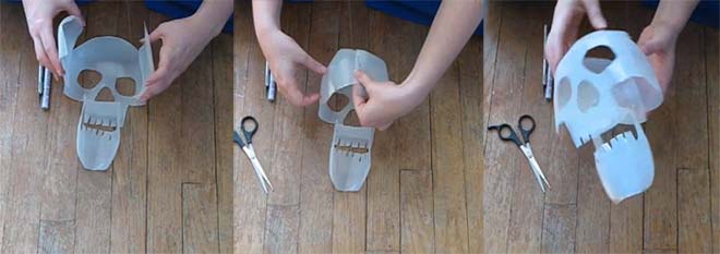 Como Hacer Maquetas: CRANEO CON MATERIAL DE RECICLAJE Como Hacer Maquetas: CRANEO CON MATERIAL DE RECICLAJE