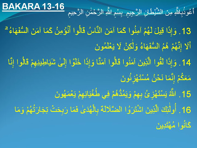 KUR�ANI OKUDUN MU? ANLADIN MI? Nisan 2012