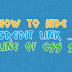 How to Remove Footer Credit Links of Blogger Templates