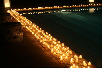 Decoração com Velas em Piscinas Dicas e Fotos de Decoração com Velas em Piscinas