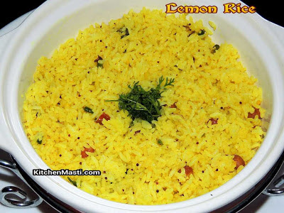Lemon Rice Chitranna Recipe