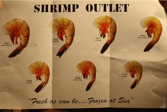 Shrimp Size Chart Actual Size