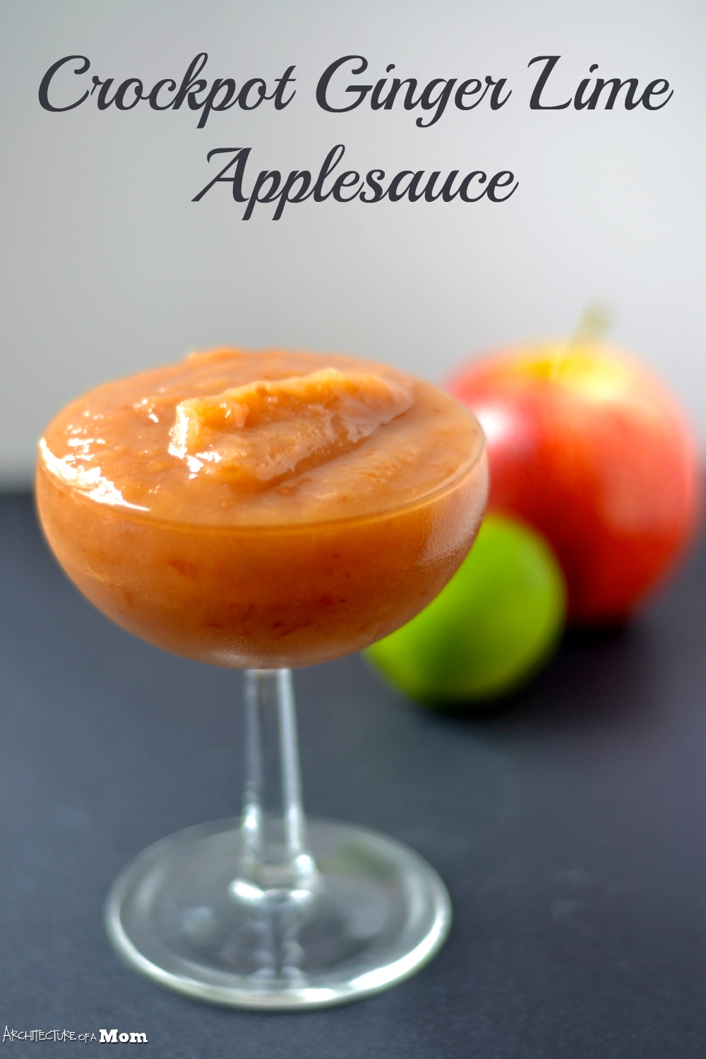 Architecture of a Mom Crockpot Ginger Lime Applesauce