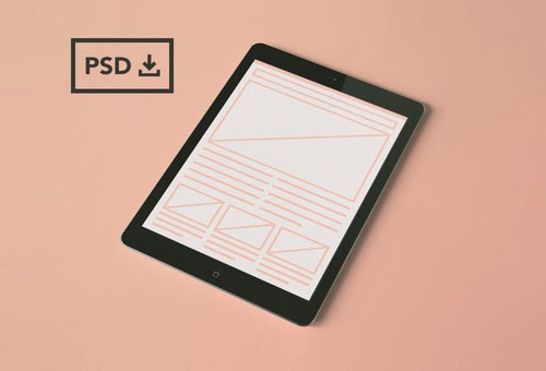 iPad Air mockup PSD iPad Air mockup PSD
