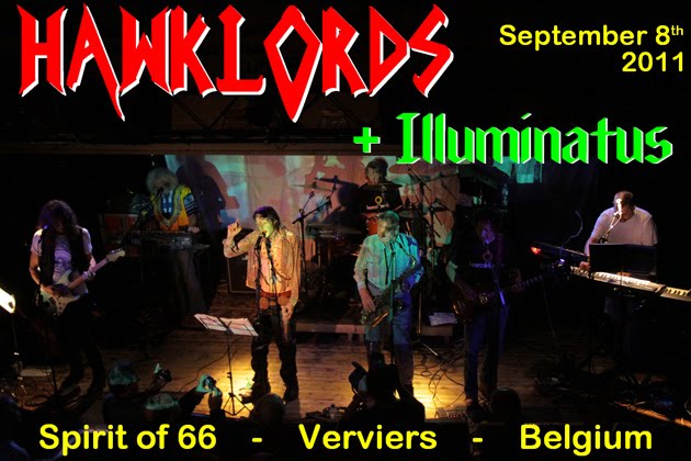 Hawklords + Illuminatus (8/09/2011) at the "Spirit of 66", Verviers, Belgium.