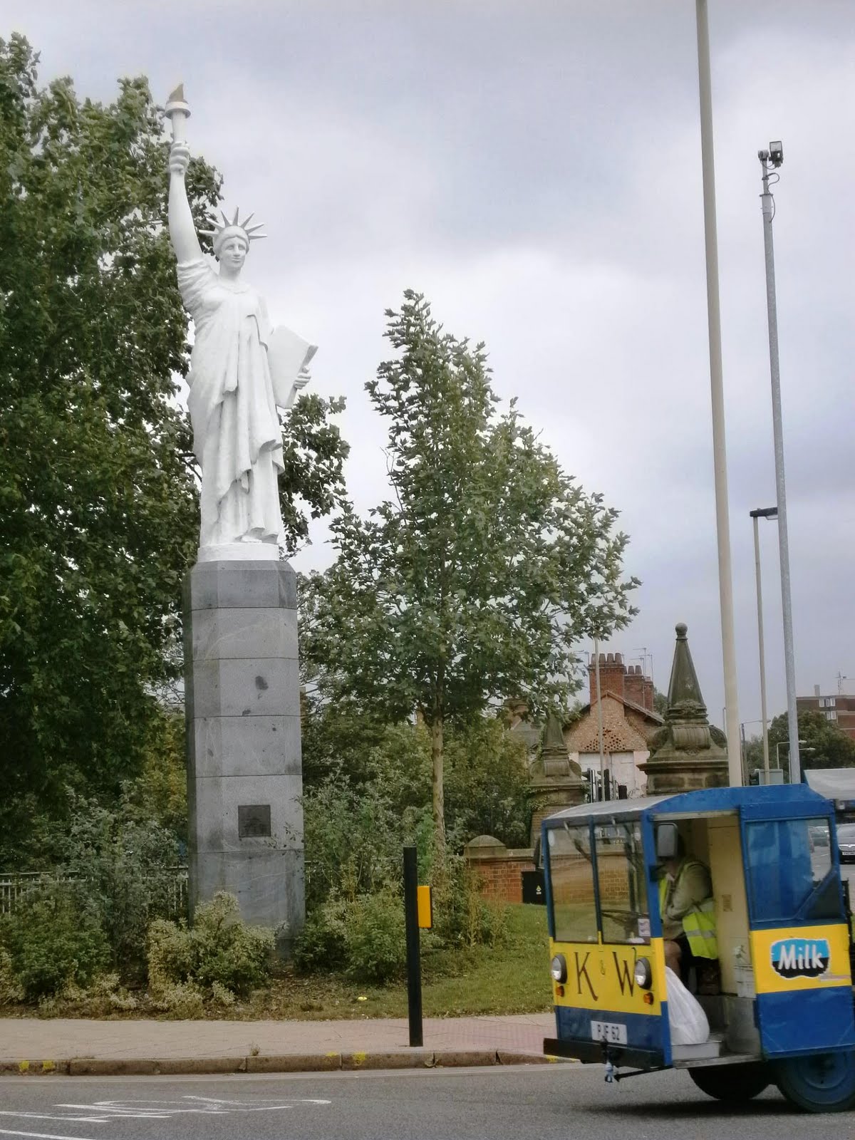 Liberal England Leicester's statue of liberty