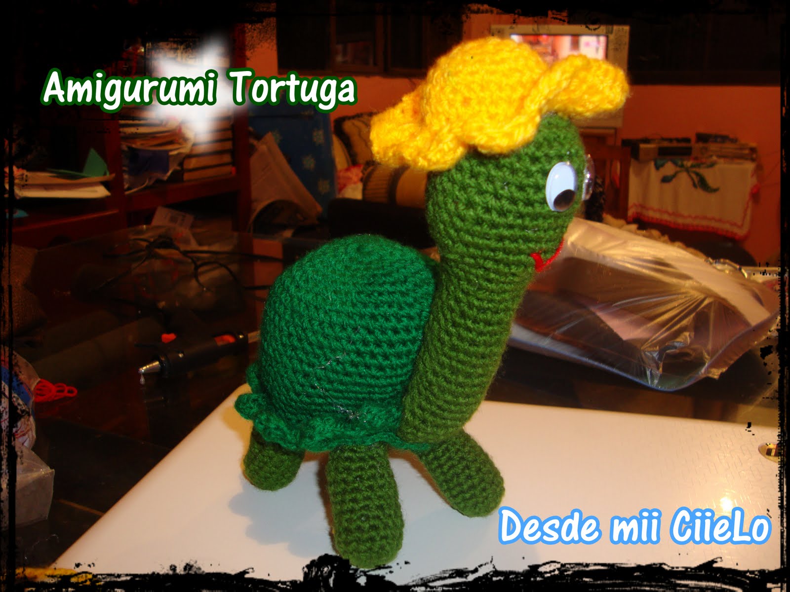 ?Desde mi Cielo?: Tortuga Amigurumi Coqueta