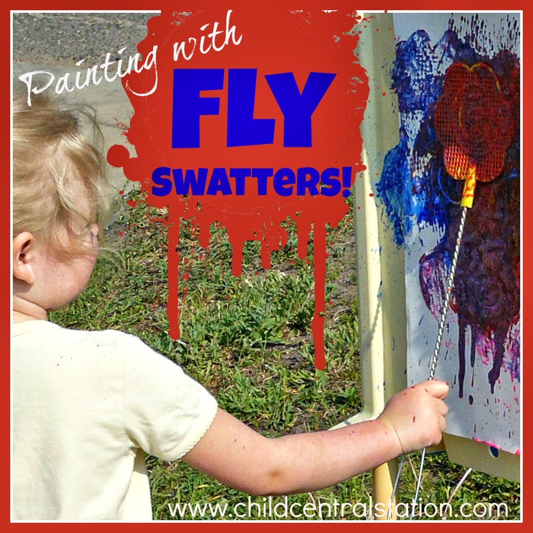 Painting with Fly Swatters