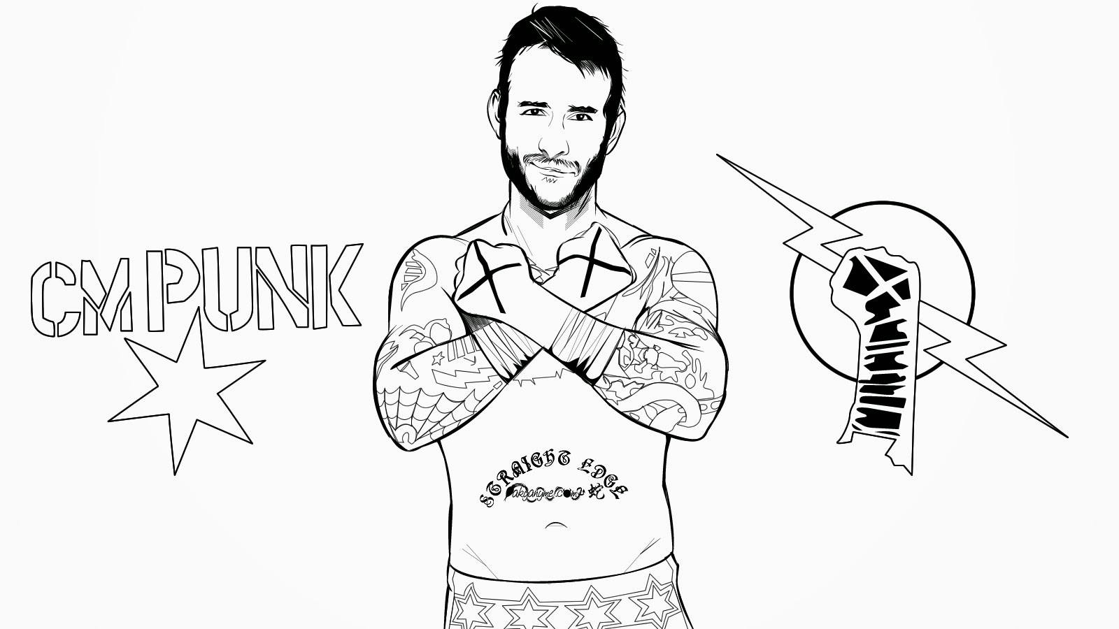 punk rock coloring pages
