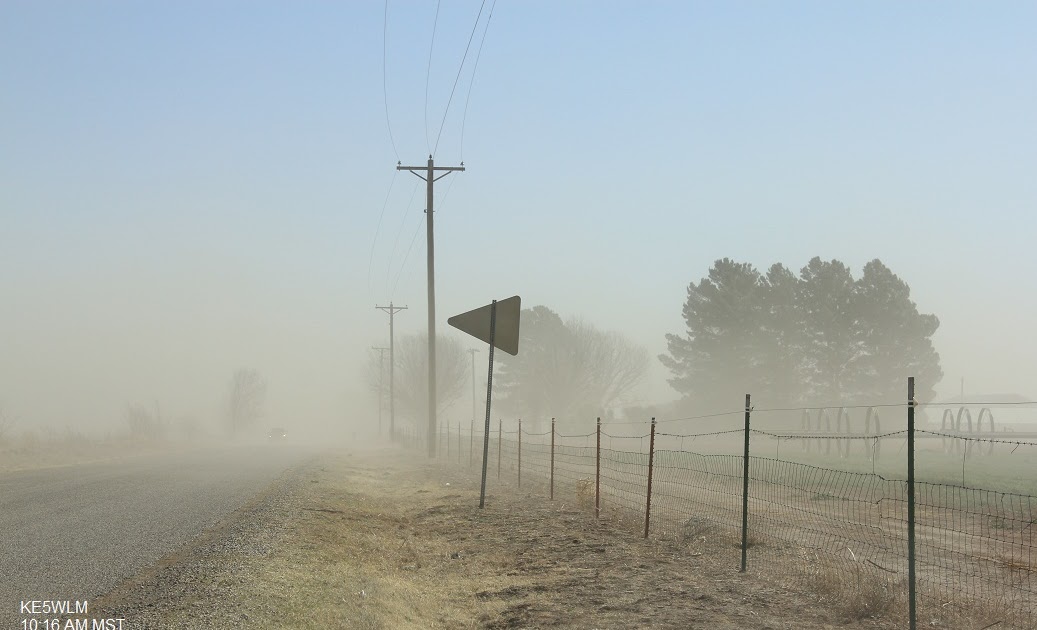 Video Of The Blinding Dust Storm In Artesia, NM Today.