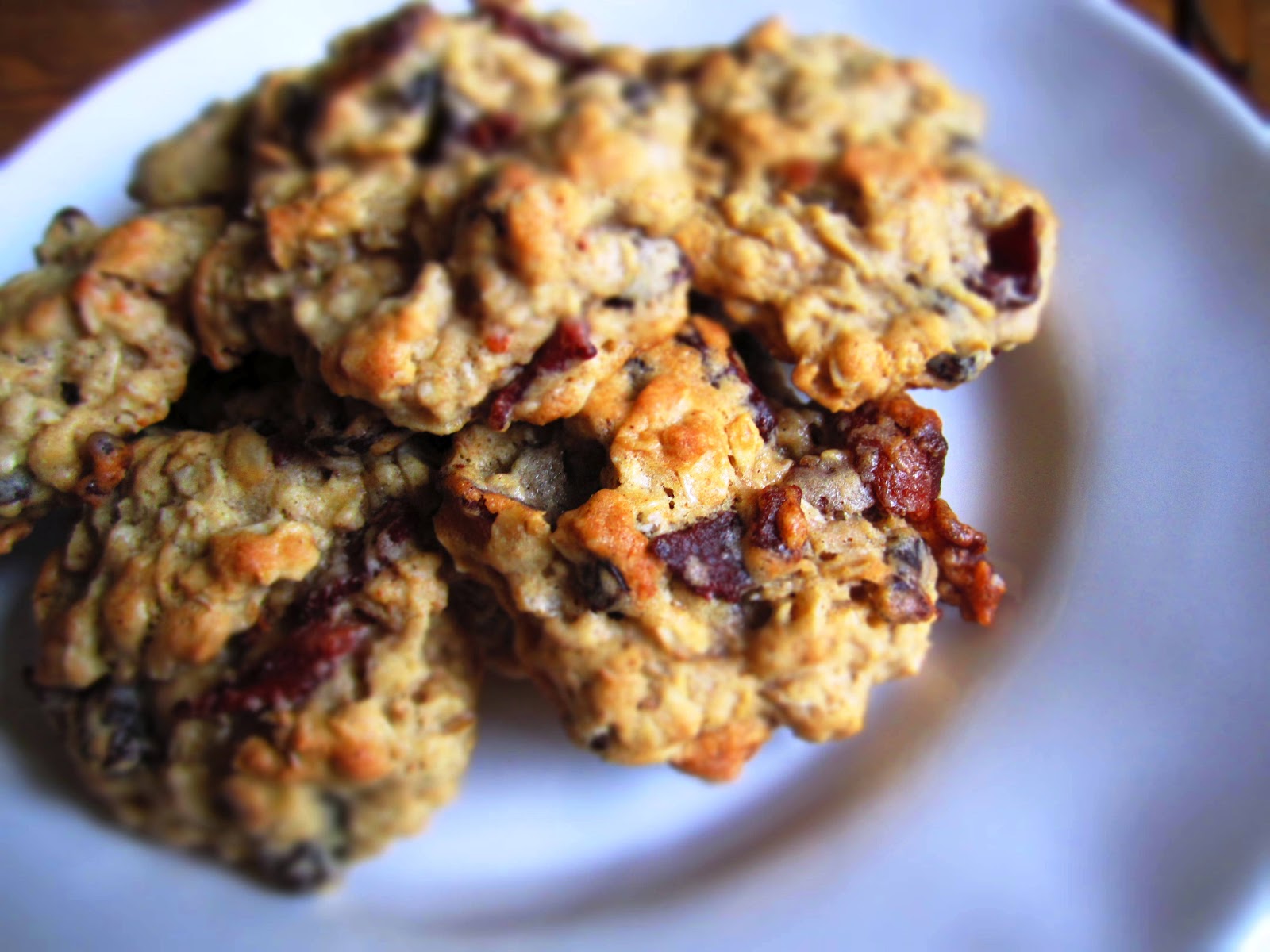 t o m a t o e s & t e q u i l a Oatmeal Raisin and Bacon Cookies