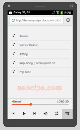 Music Player Responsive Music Player Responsive