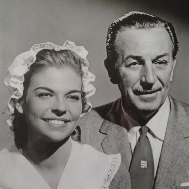 Amazing Historical Photo of Walt Disney with Sharon Disney in 1957 