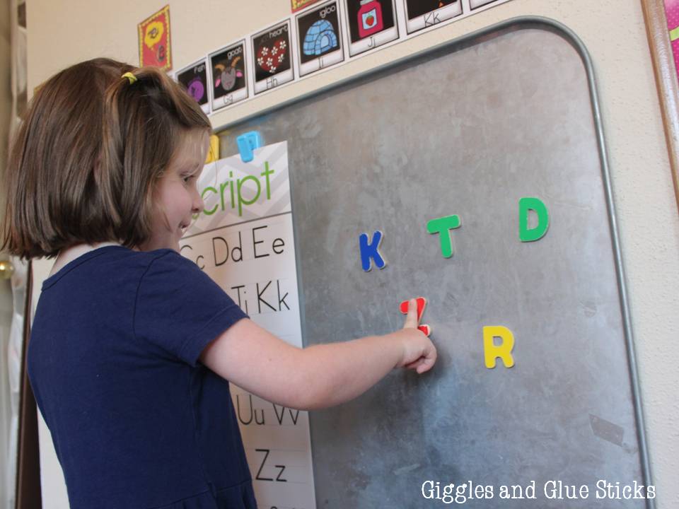 Giggles and Glue Sticks.... Learning Our ABCs!