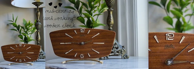 mid-century clock