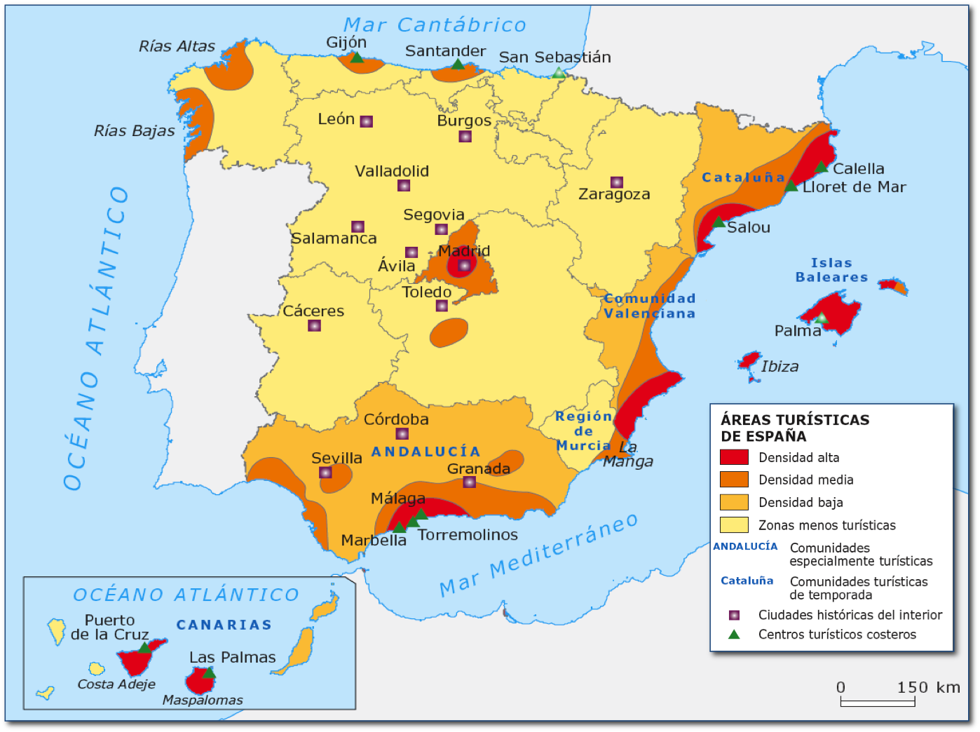 Turismo De España Mapa