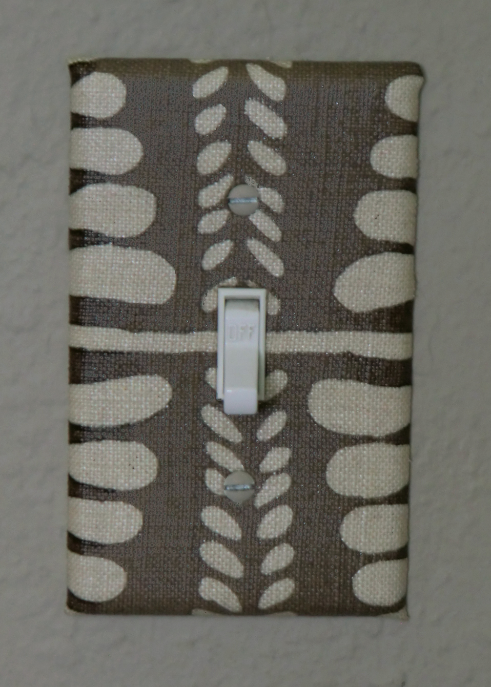 ccpatchwork Fabric Covered Switch Plates