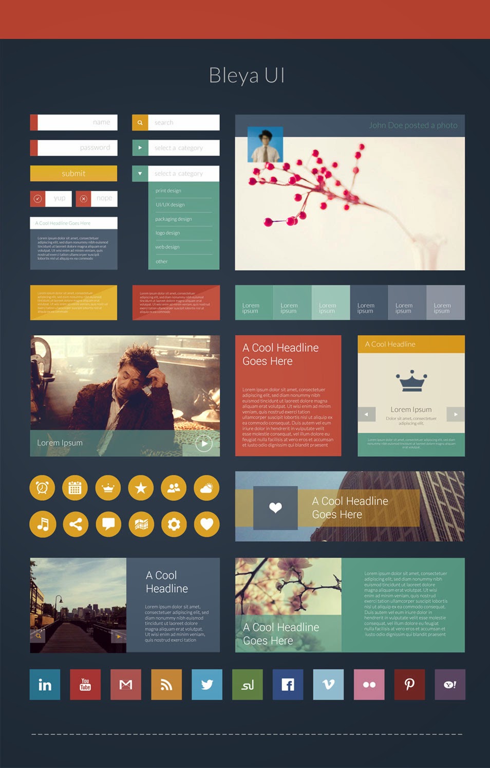 Flat UI Freebie! Flat UI Freebie!