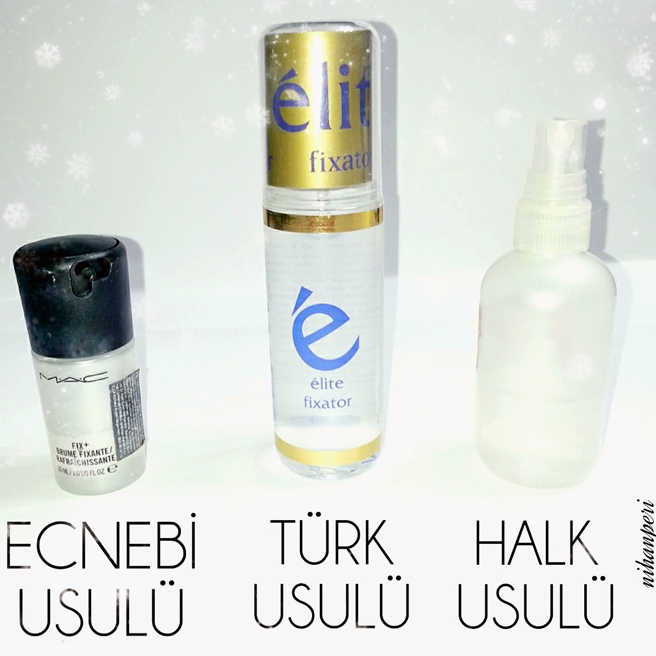 Evde Makyaj Sabitleyici Sprey Yapımı Evde Makyaj Sabitleyici Sprey Yapımı