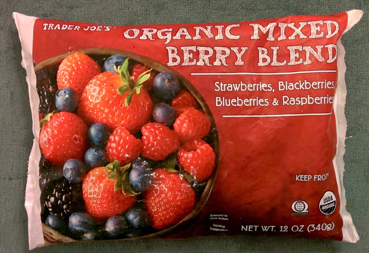 Trader Joe's Nutrition Labels Trader Joe's Organic Mixed Berry Blend